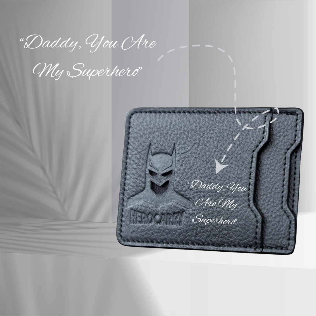 Superhero Leather ID Case