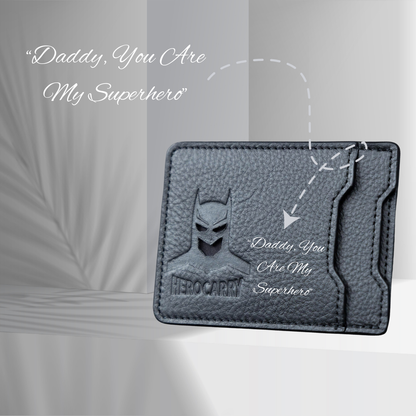 Superhero Leather ID Case